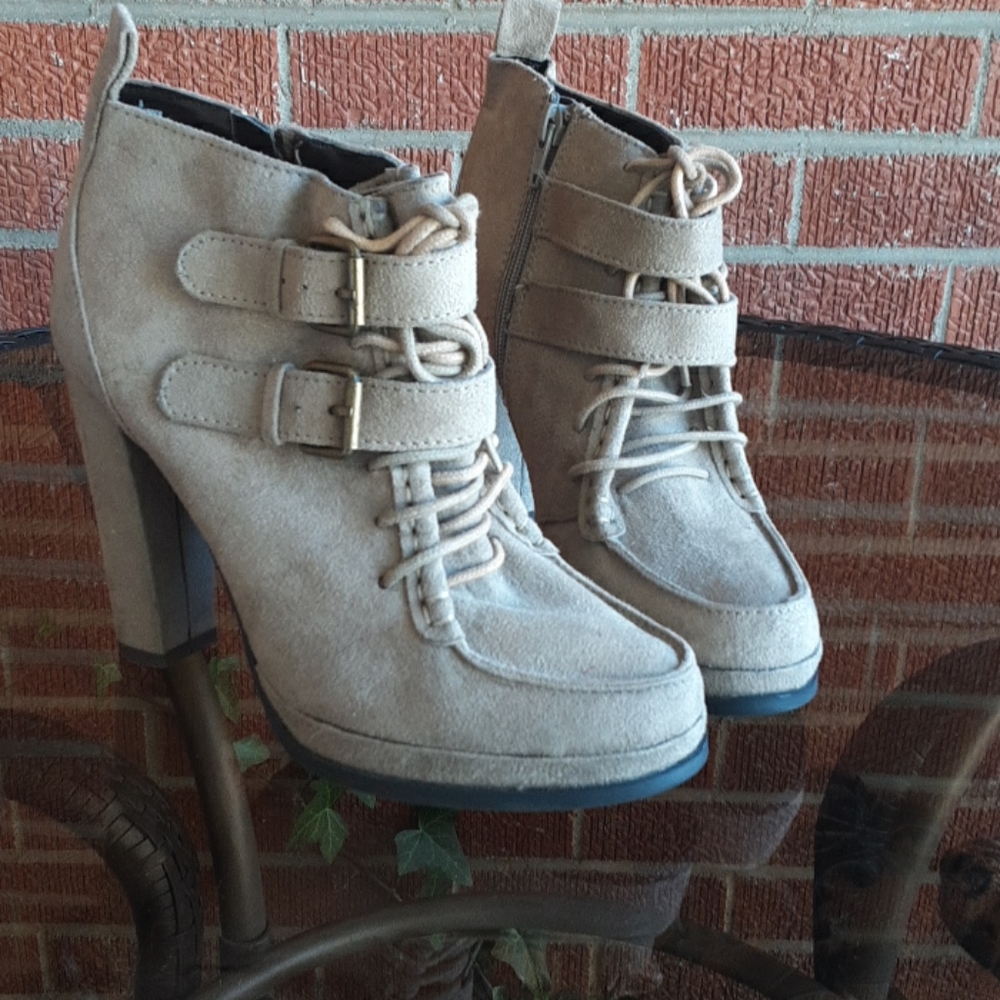 Mossimo Double Buckle Ankle Boots